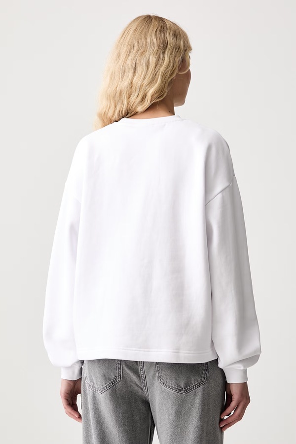 Кофта женская хлопковая Karl Lagerfeld Jeans цвет белый фото 2