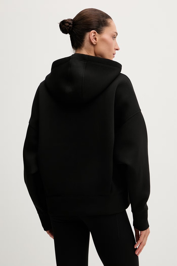 Кофта з капюшоном жіноча adidas by Stella McCartney колір чорний фото 2