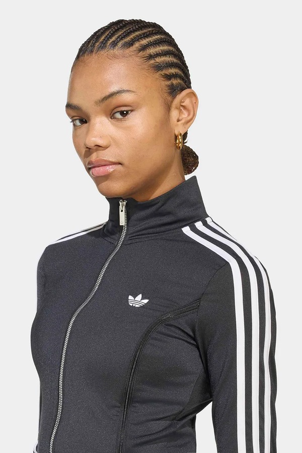 Кофта на застібці жіноча adidas Originals колір чорний фото 4