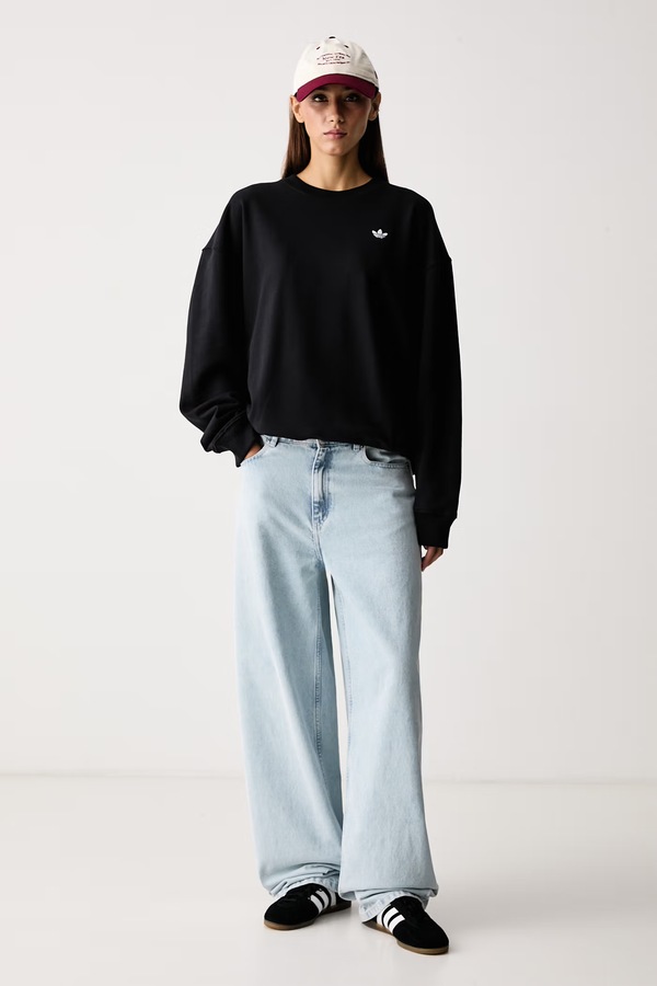 Кофта жіноча бавовняна adidas Originals Essentials колір чорний