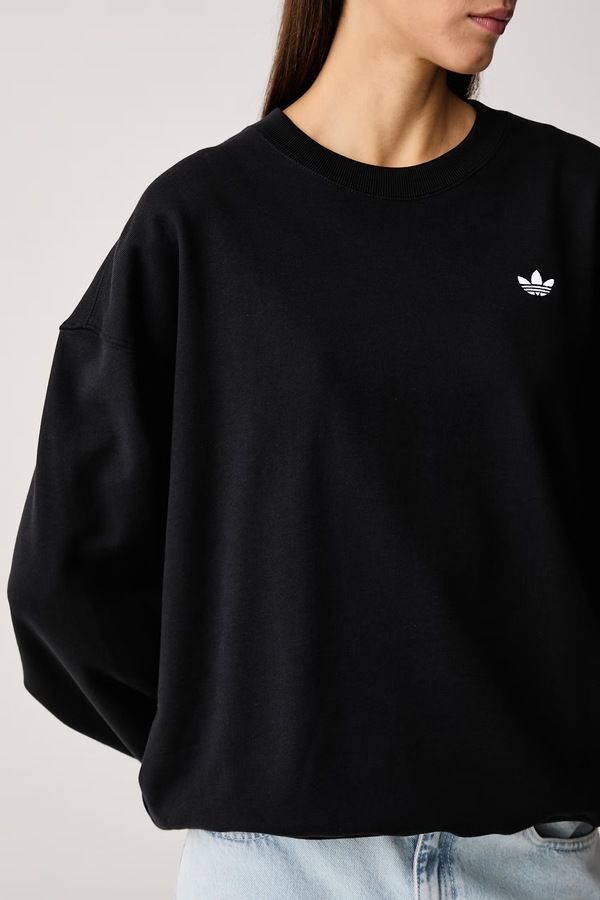 Кофта жіноча бавовняна adidas Originals Essentials колір чорний фото 4
