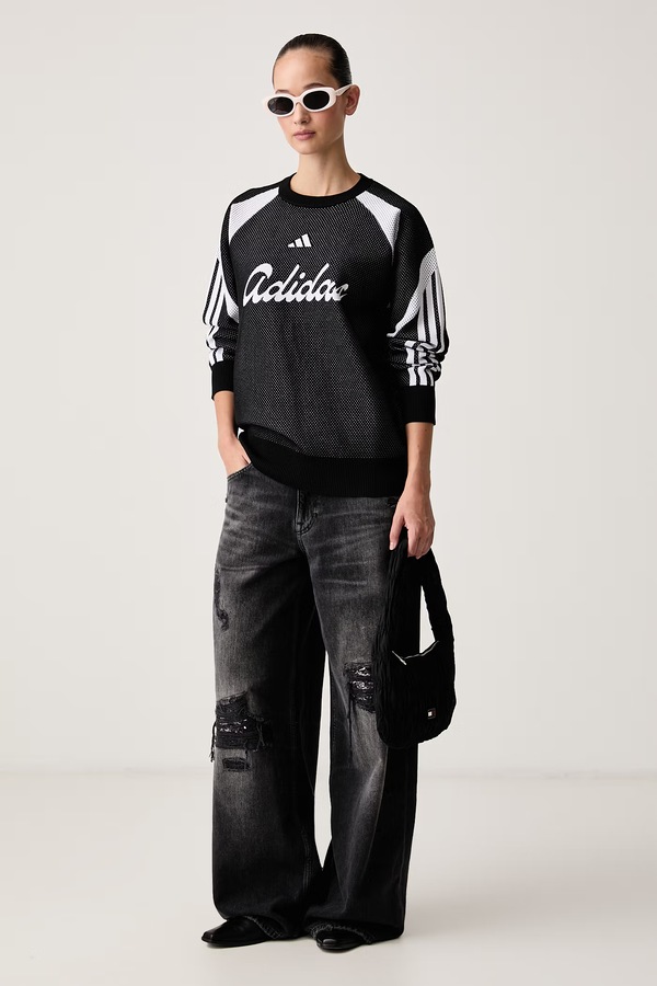 Кофта жіноча adidas House of Tiro колір чорний фото 2
