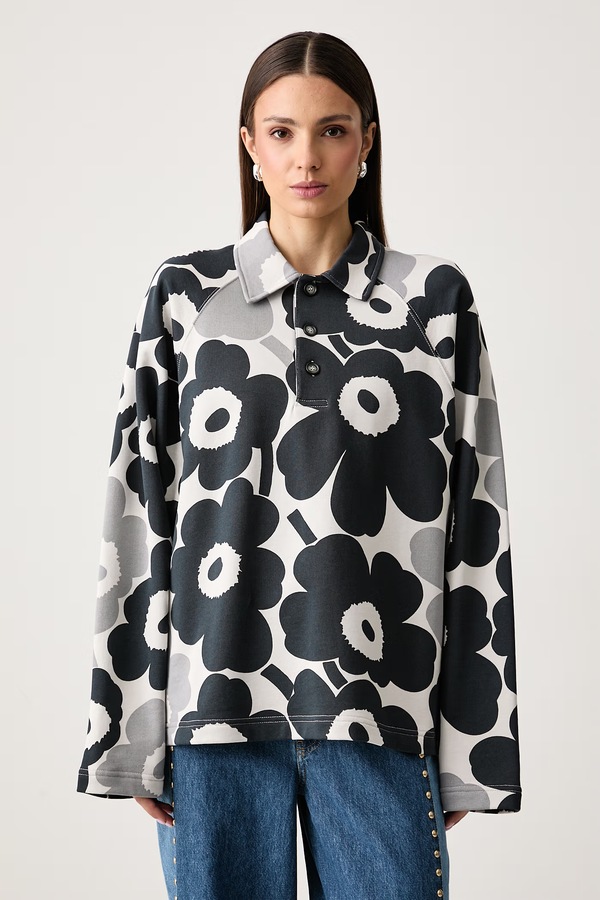 Кофта жіноча бавовняна Marimekko колір сірий