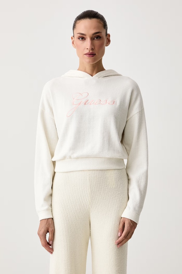 Кофта loungwear женская Guess ARIA цвет белый