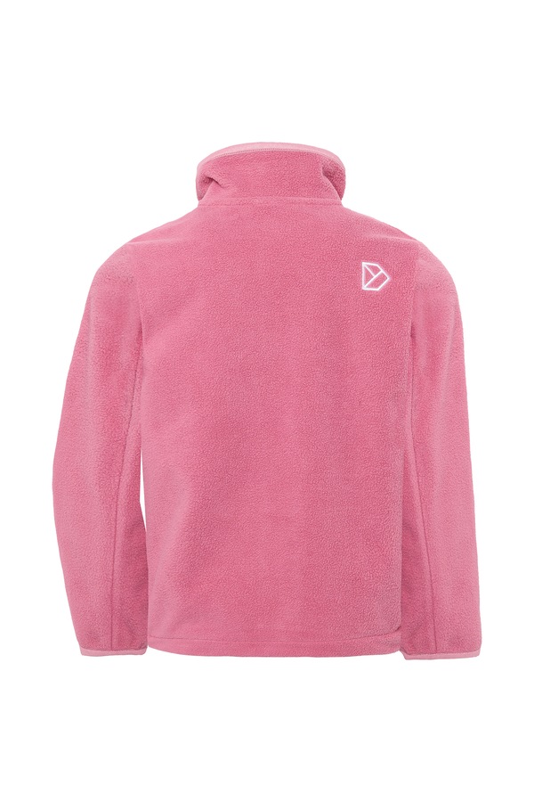 Кофта на застібці дитяча флісова Didriksons MUSKOT KDS JACKET колір рожевий фото 3