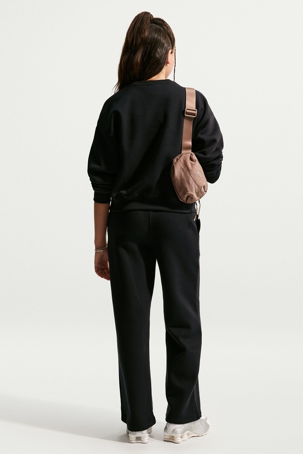 Кофта дитяча з бавовною Nike Sportswear Studio колір чорний фото 2