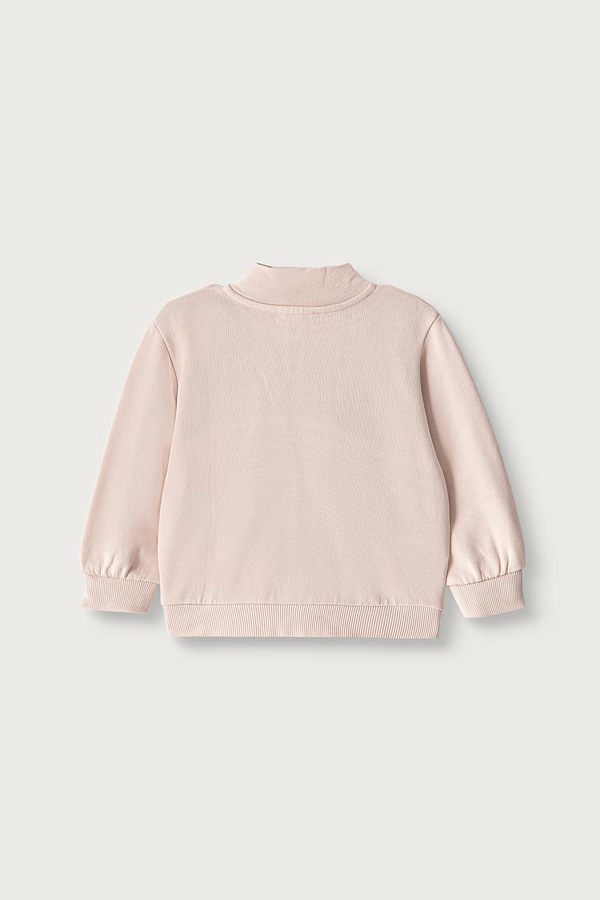 Кофта на застібці дитяча бавовняна United Colors of Benetton колір рожевий
