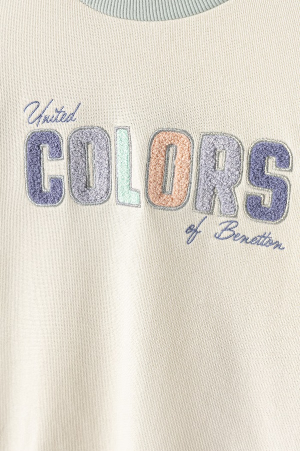 Кофта дитяча бавовняна United Colors of Benetton колір барвистий фото 2