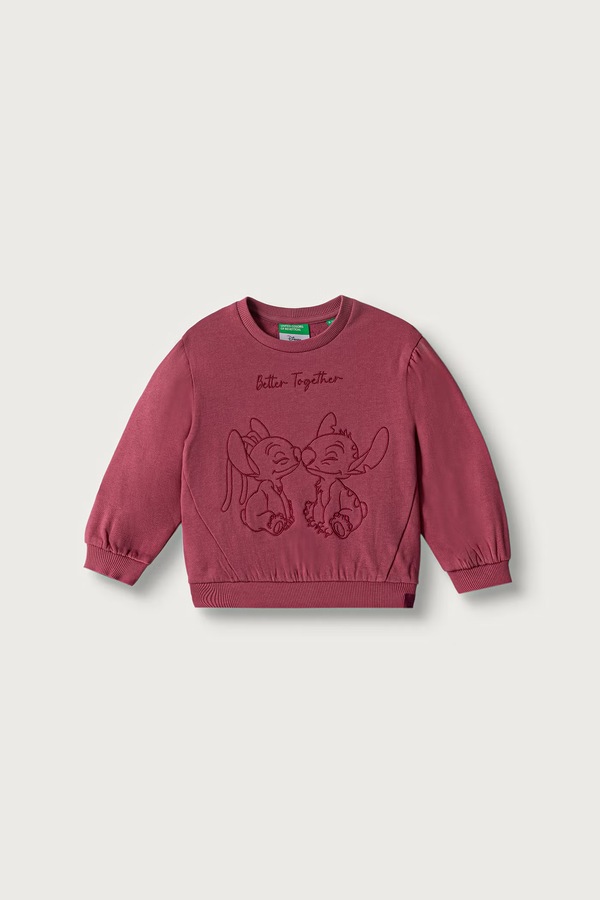 Кофта детская хлопковая United Colors of Benetton цвет розовый
