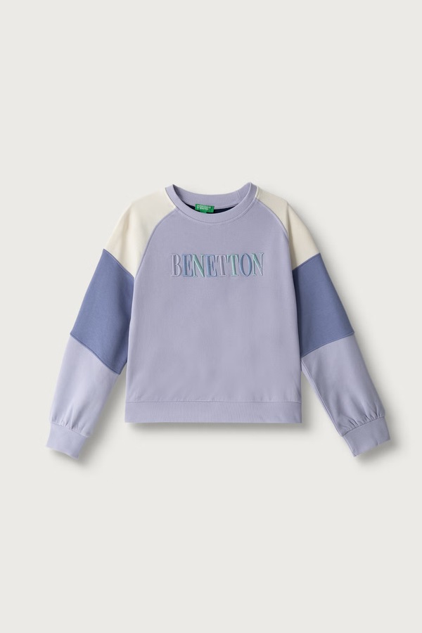 Кофта дитяча бавовняна United Colors of Benetton колір фіолетовий