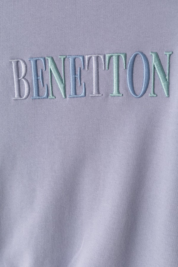 Кофта детская хлопковая United Colors of Benetton цвет фиолетовый фото 2