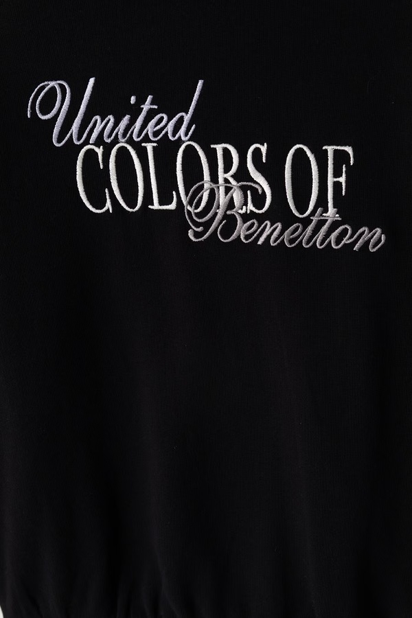 Кофта дитяча бавовняна United Colors of Benetton колір сірий фото 2