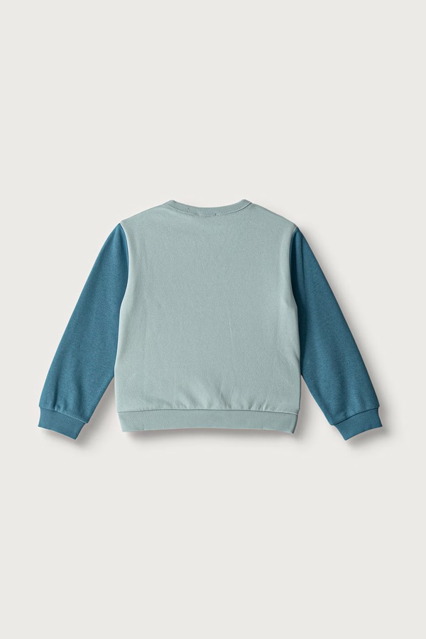 Кофта дитяча з бавовною United Colors of Benetton колір зелений фото 2