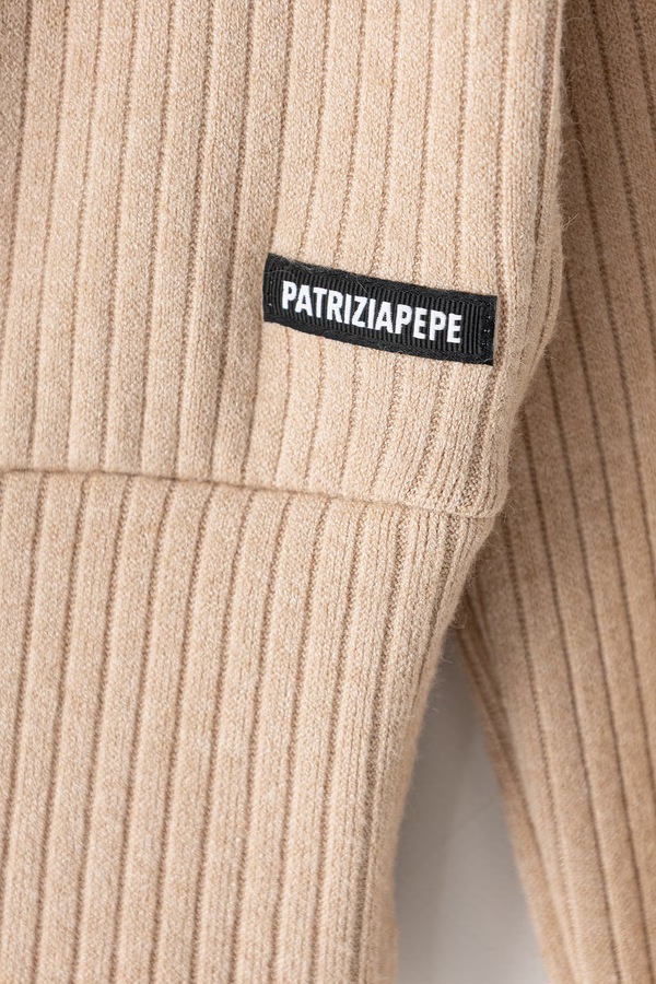 Светр дитячий з віскозою Patrizia Pepe J0056 колір бежевий фото 2