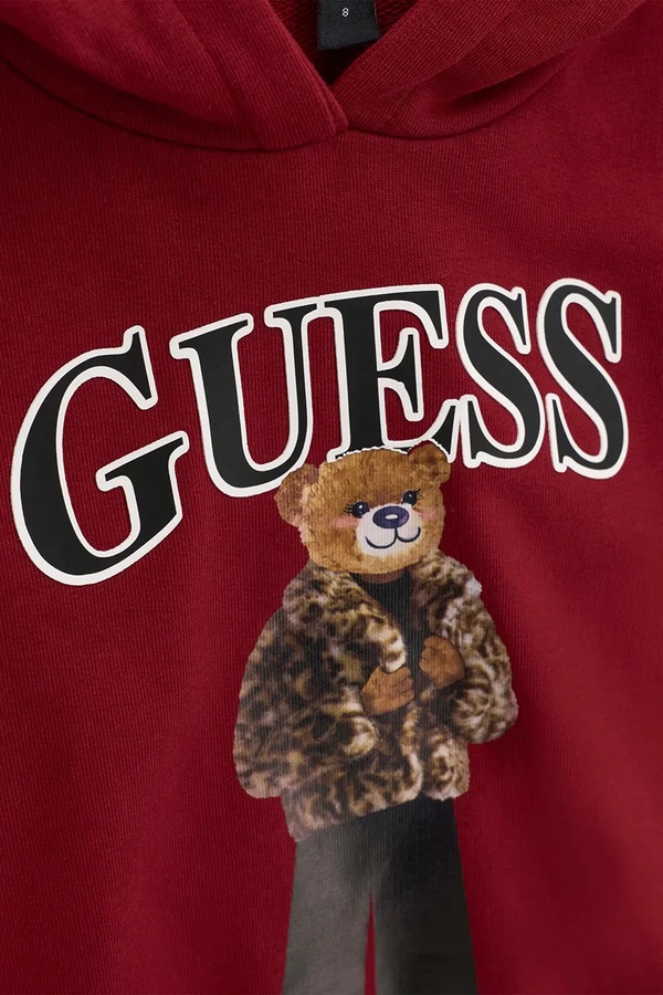 Кофта з капюшоном дитяча бавовняна Guess фото 3