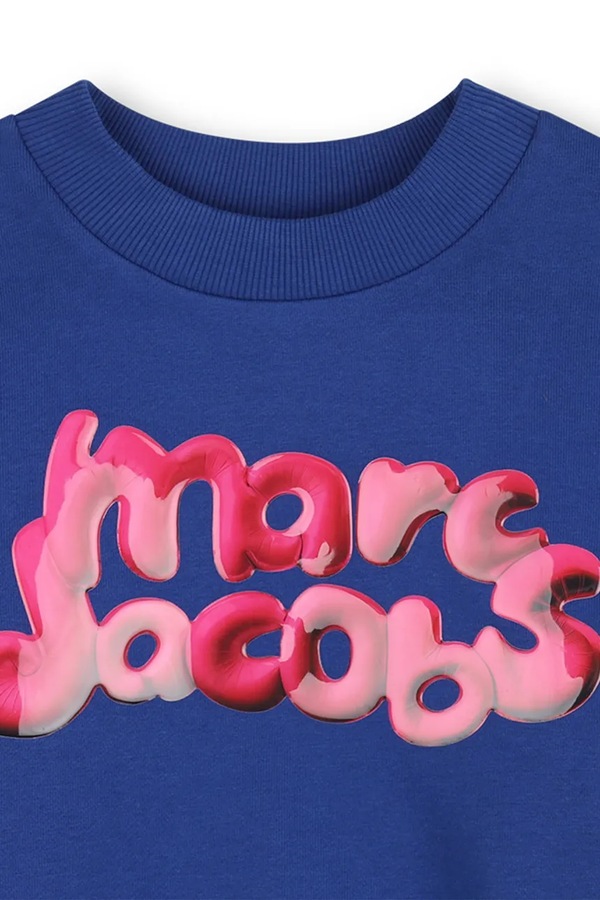 Кофта дитяча бавовняна MARC JACOBS колір блакитний фото 2