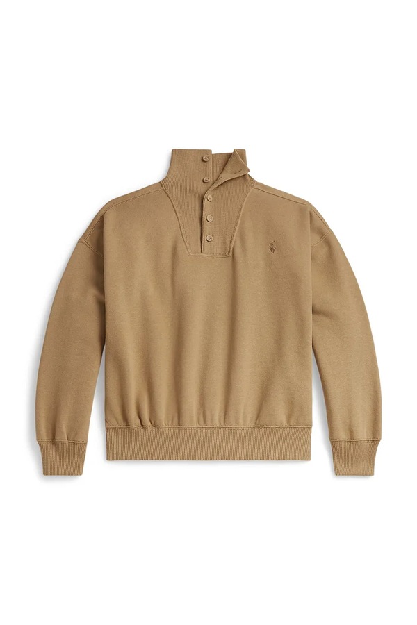 Кофта дитяча з бавовною Polo Ralph Lauren колір коричневий фото 2