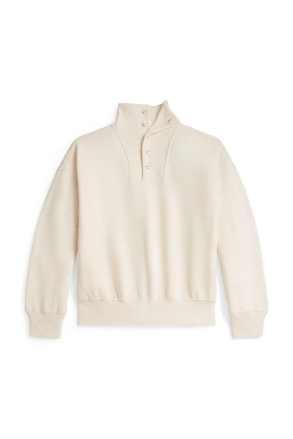 Кофта дитяча з бавовною Polo Ralph Lauren колір білий