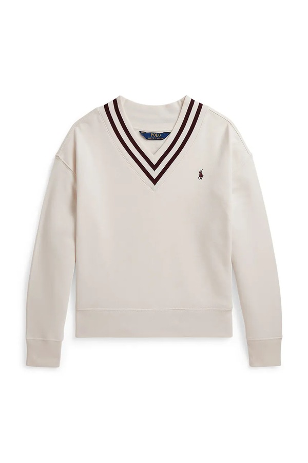 Кофта дитяча з бавовною Polo Ralph Lauren колір білий
