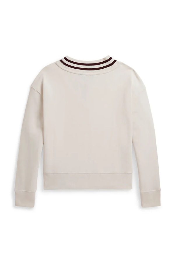 Кофта дитяча з бавовною Polo Ralph Lauren колір білий фото 2