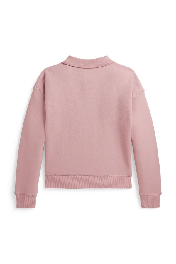 Кофта дитяча з бавовною Polo Ralph Lauren колір рожевий