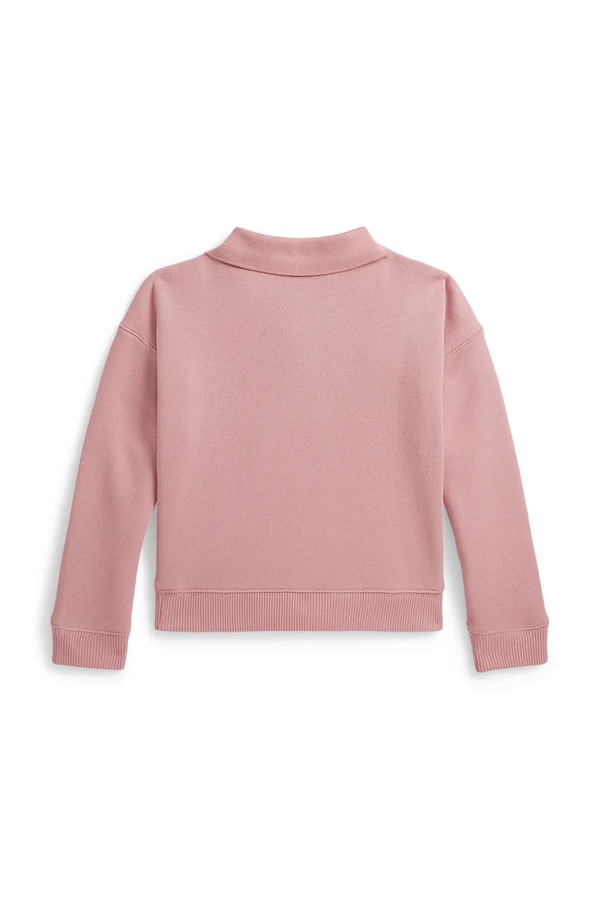 Кофта дитяча бавовняна Polo Ralph Lauren колір рожевий