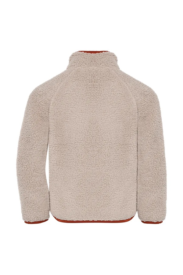 Кофта на застібці дитяча флісова Didriksons GIBBS KIDS FULLZIP 2 колір бежевий фото 3