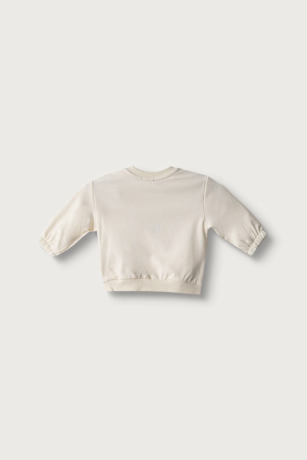 Кофта для младенцев с хлопком United Colors of Benetton цвет бежевый