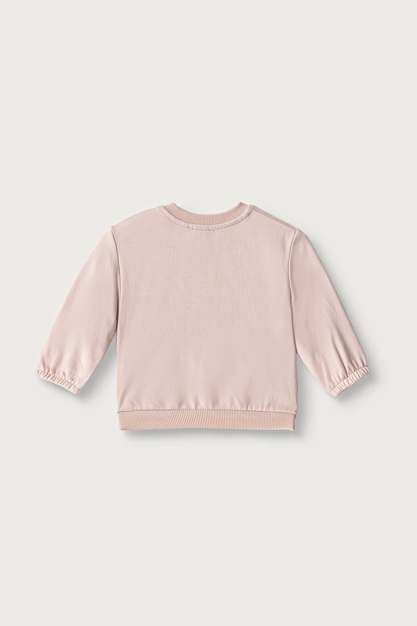 Кофта для младенцев с хлопком United Colors of Benetton цвет розовый