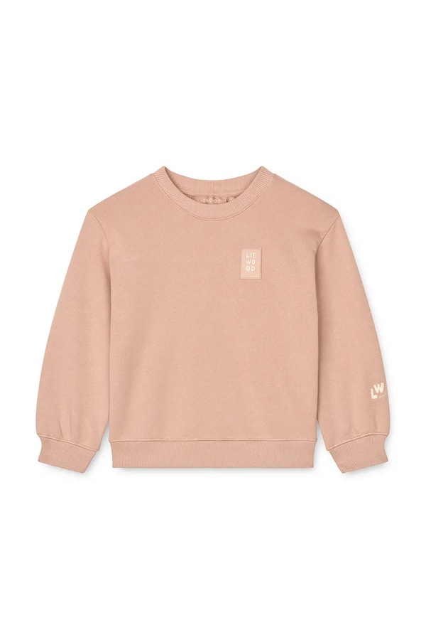 Кофта дитяча бавовняна Liewood Ridley Sweatshirt колір рожевий