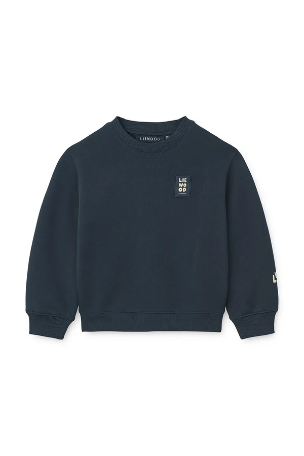 Кофта дитяча бавовняна Liewood Ridley Sweatshirt колір темно-синій