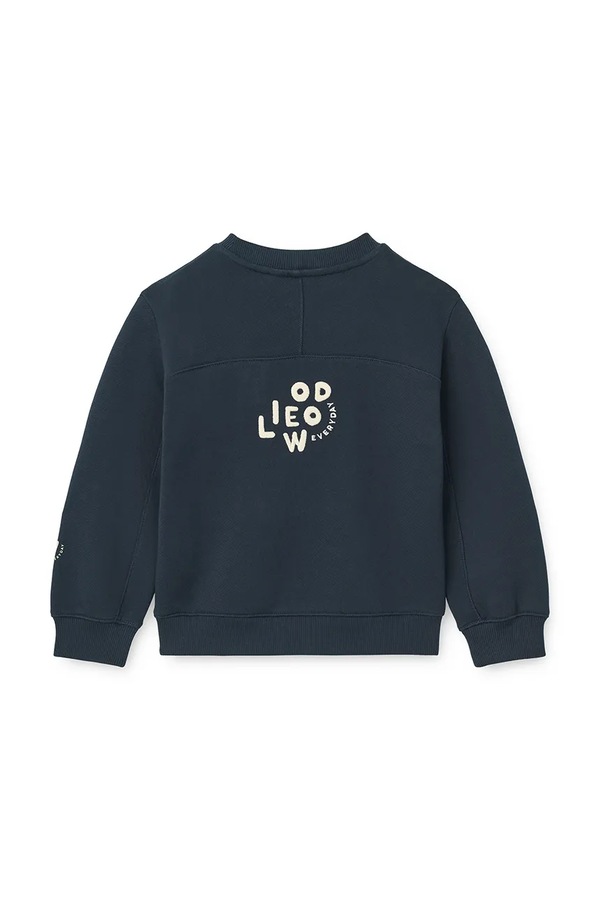 Кофта дитяча бавовняна Liewood Ridley Sweatshirt колір темно-синій фото 2