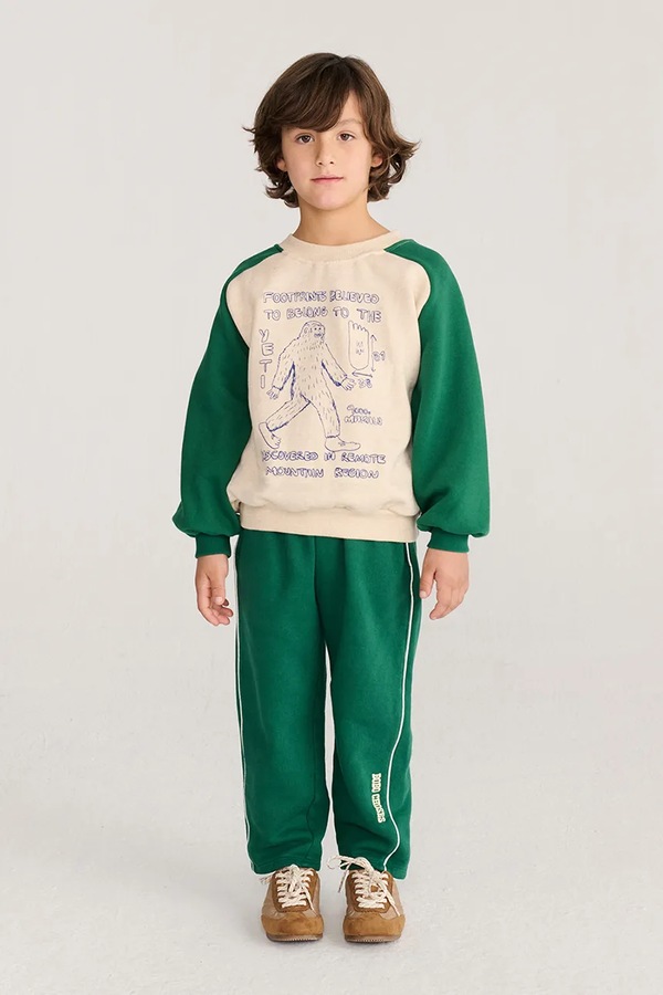 Кофта дитяча бавовняна Bobo Choses Mr. Footish колір бежевий фото 3