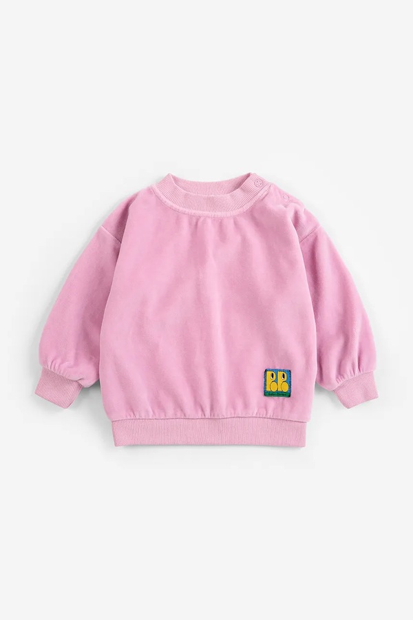 Кофта дитяча з бавовною Bobo Choses колір рожевий