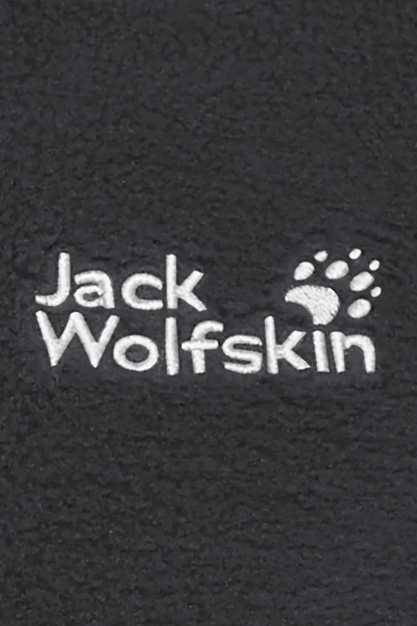 Флісова кофта дитяча Jack Wolfskin TAUNUS 200 колір чорний фото 3