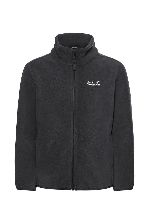 Флісова кофта дитяча Jack Wolfskin TAUNUS 200 колір чорний