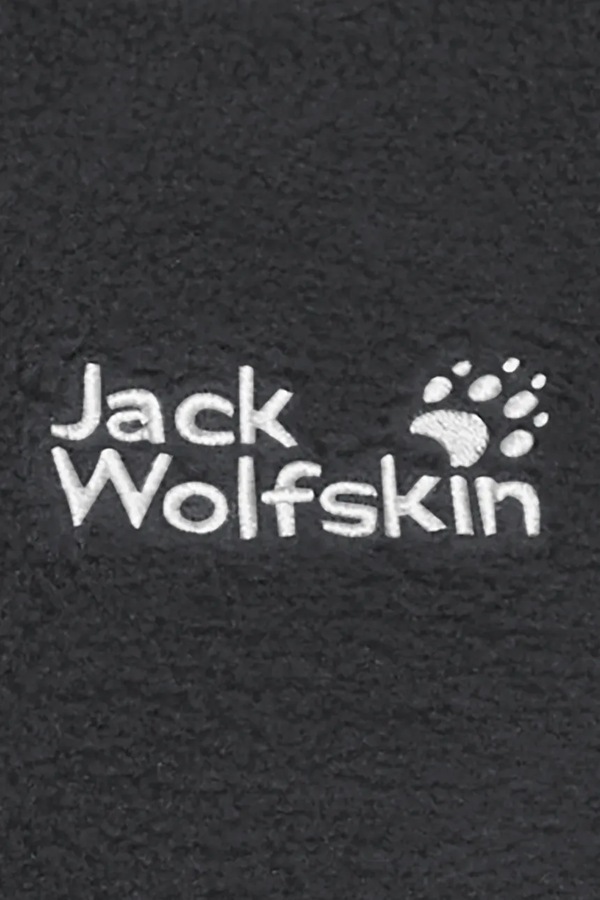 Флісова кофта дитяча Jack Wolfskin TAUNUS 200 колір чорний фото 3