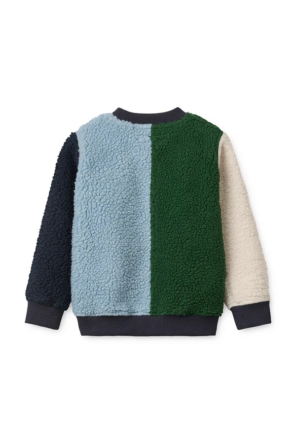 Кофта дитяча Liewood Ridley Pile Sweatshirt колір зелений фото 2