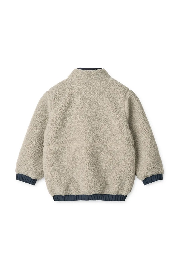 Кофта дитяча флісова Liewood Balou Pile Sweatshirt колір бежевий фото 2
