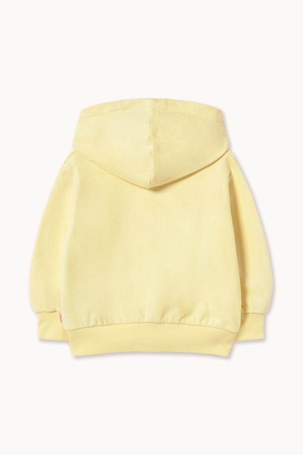 Кофта з капюшоном дитяча бавовняна Tinycottons TINY CORGI GRAPHIC HOODIE колір жовтий фото 2
