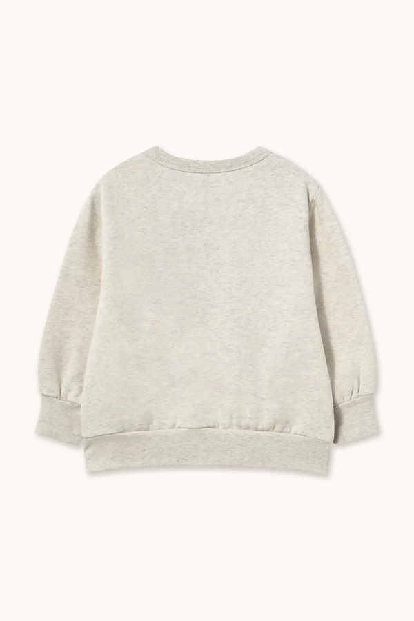 Кофта дитяча бавовняна Tinycottons TINY TEA ROOM GRAPHIC SWEATSHIRT колір білий