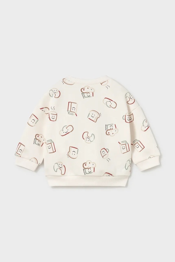 Кофта для немовлят з бавовною Mayoral Newborn колір білий