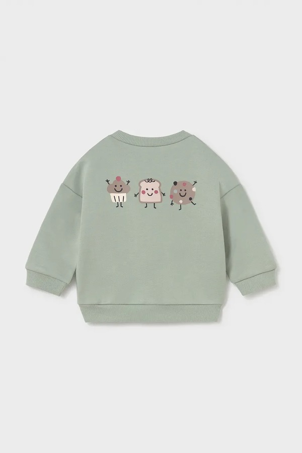 Кофта для немовлят з бавовною Mayoral Newborn колір бірюзовий