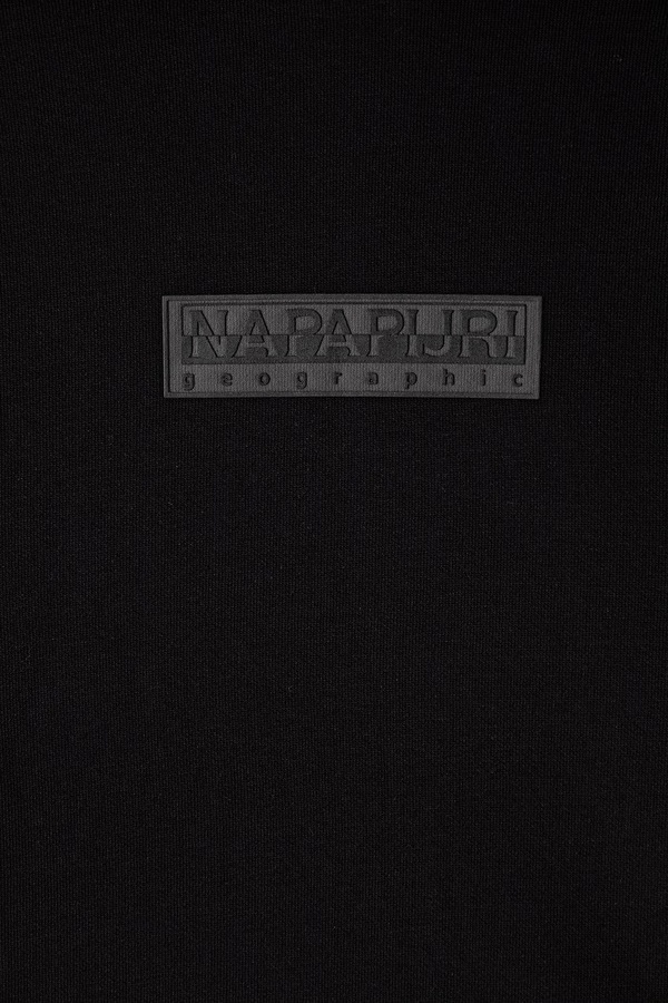 Кофта з капюшоном дитяча з бавовною Napapijri B-NEW BOX LOGO H W колір чорний фото 2