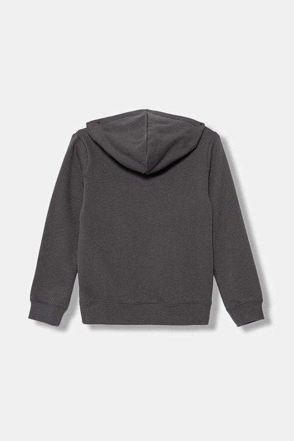 Кофта з капюшоном дитяча з бавовною Puma ESS ELEVATED Hoodie FL колір сірий фото 2