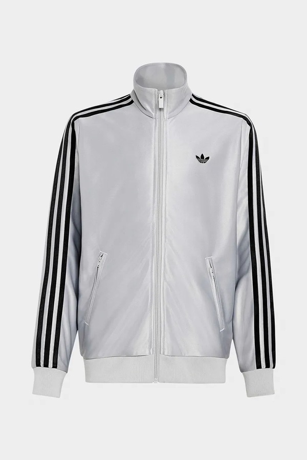 Кофта на застібці дитяча adidas Originals колір сірий фото 2