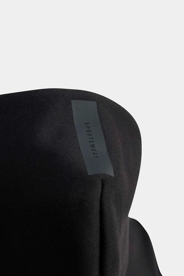 Кофта на застібці дитяча з бавовною adidas колір чорний фото 2