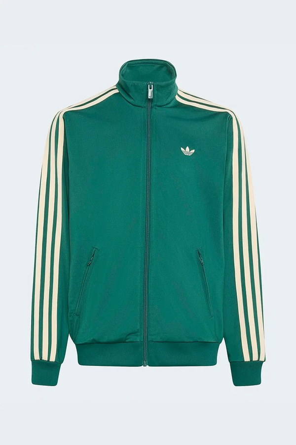 Кофта, которая расстегивается детская adidas Originals ADICOLOR цвет зеленый
