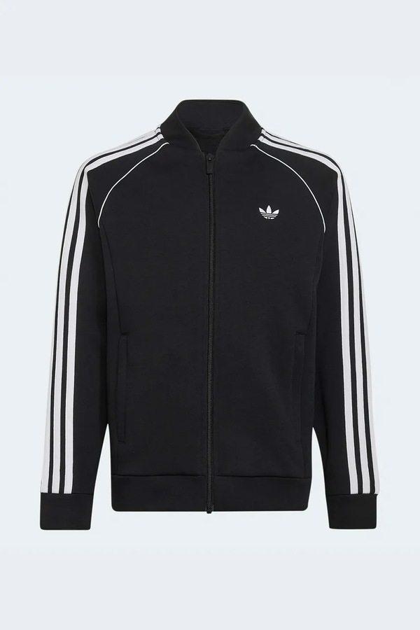 Кофта, которая расстегивается детская adidas Originals цвет черный