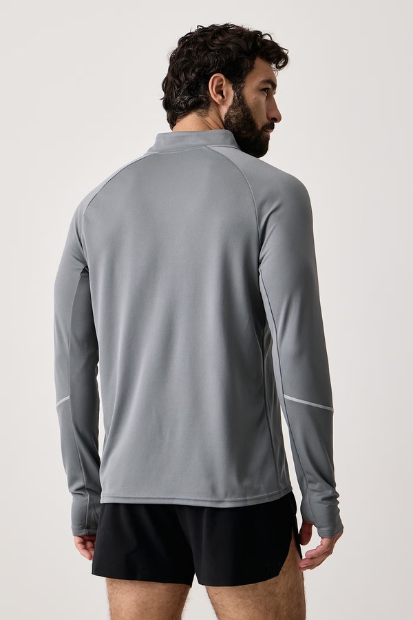 Спортивна кофта чоловіча Nike Miler Dri-FIT колір сірий фото 3